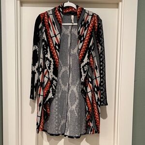 Tyche southwestern print cardigan, medium